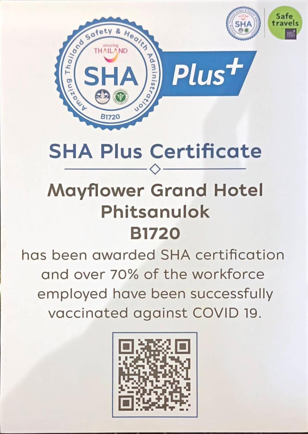 Mayflower Grande Hotel Phitsanulok Extérieur photo